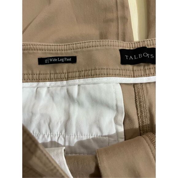 NWT Talbots KNIT WIDE LEG PANTS Size 12 - Picture 8 of 10